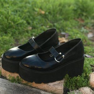 Chunky Platform Mary Janes